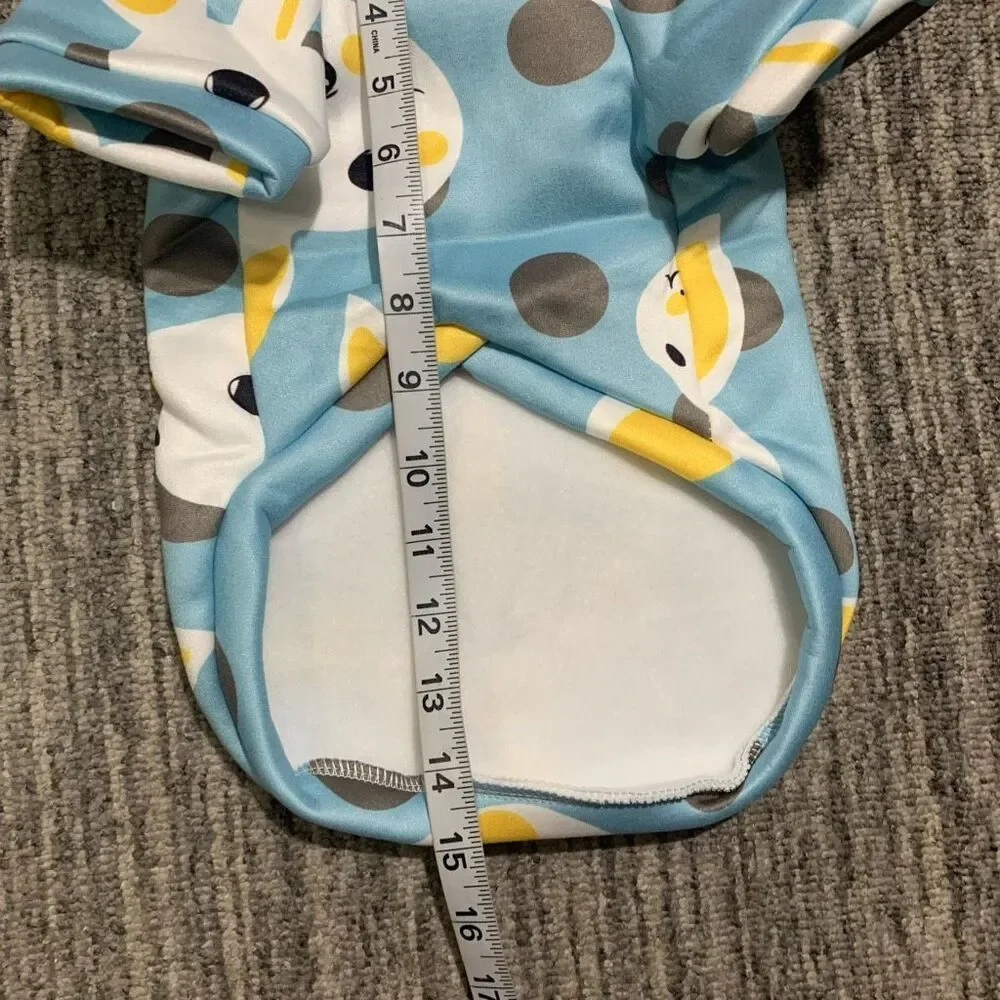 New Soft and Comfortable Bunny‎ Rabbit Print Dog One Piece Outfit Size XL Pet